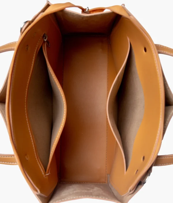 leather tote bag